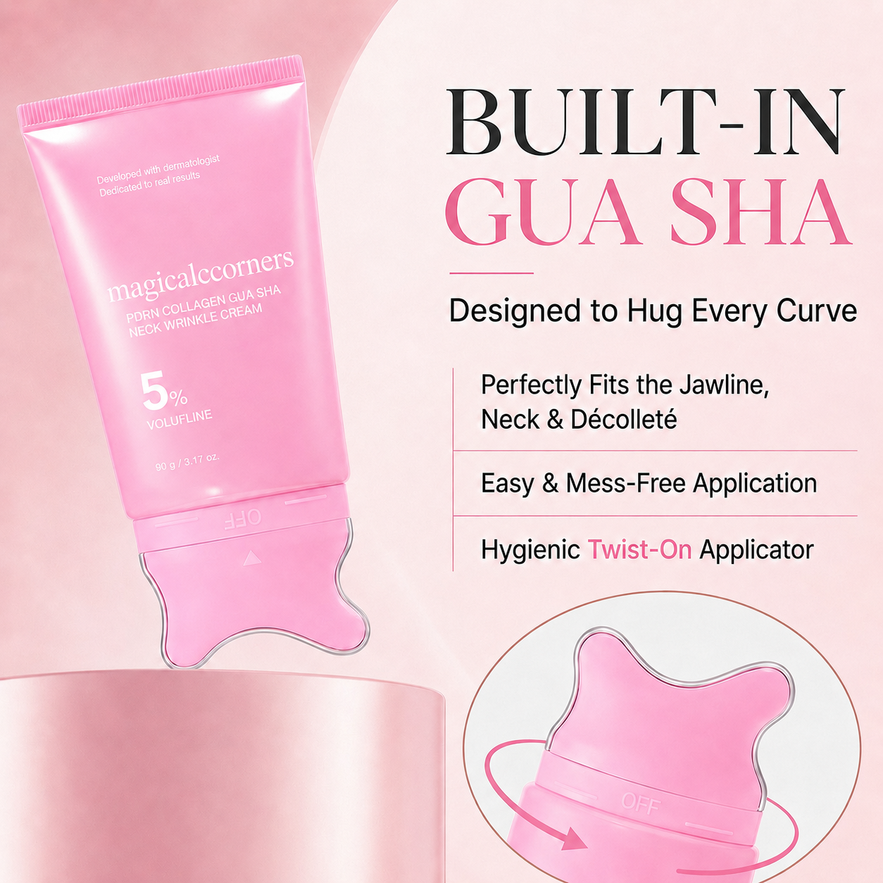 PDRN Collagen Gua Sha Neck Wrinkle Cream