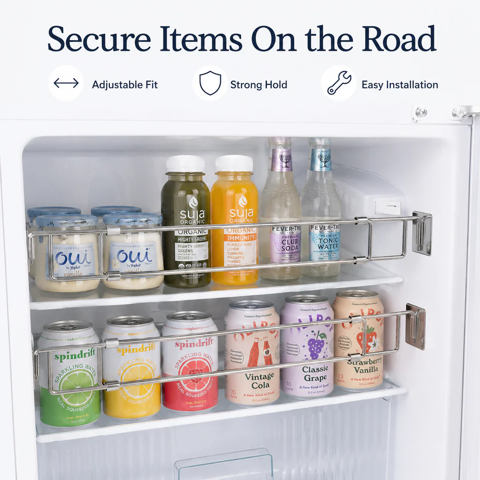 Neravio™ Secure Bars – Adjustable Stainless Steel Rods for Organizing