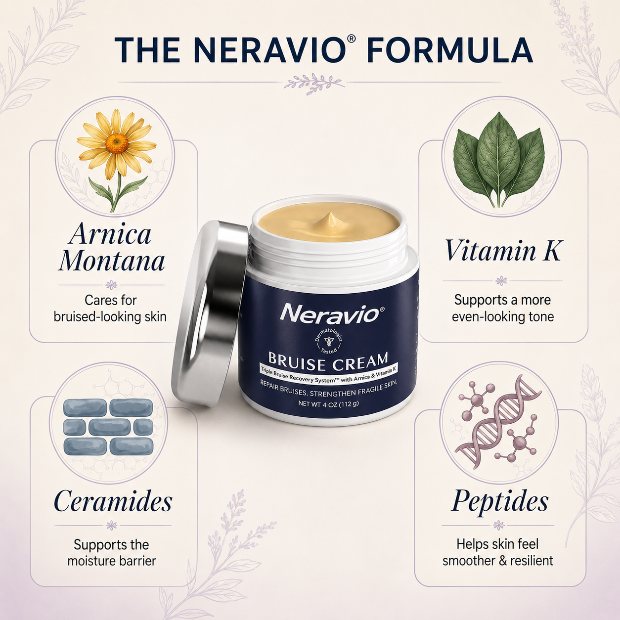 Neravio® Bruise Repair & Skin-Strengthening Cream