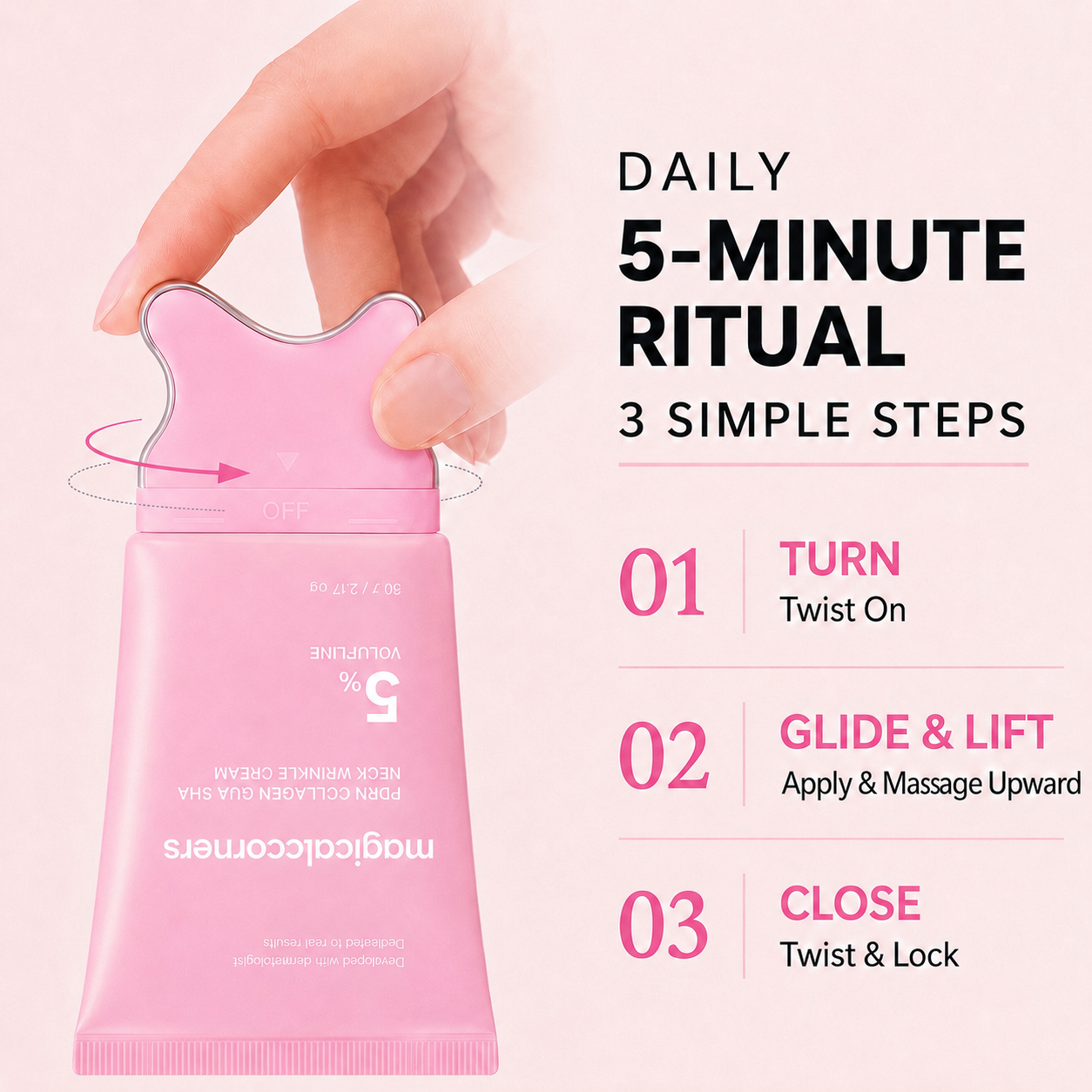 PDRN Collagen Gua Sha Neck Wrinkle Cream