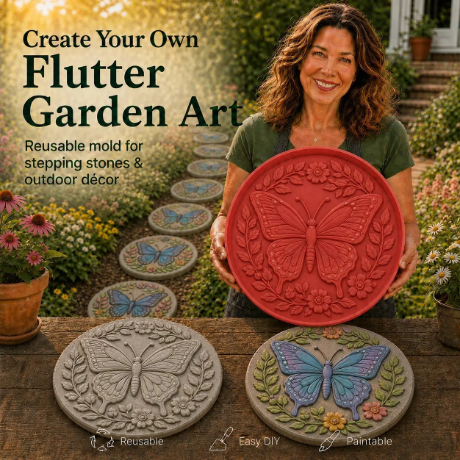 💥 Last-Day Sale - Garden Art Stepping Stone Mold💥