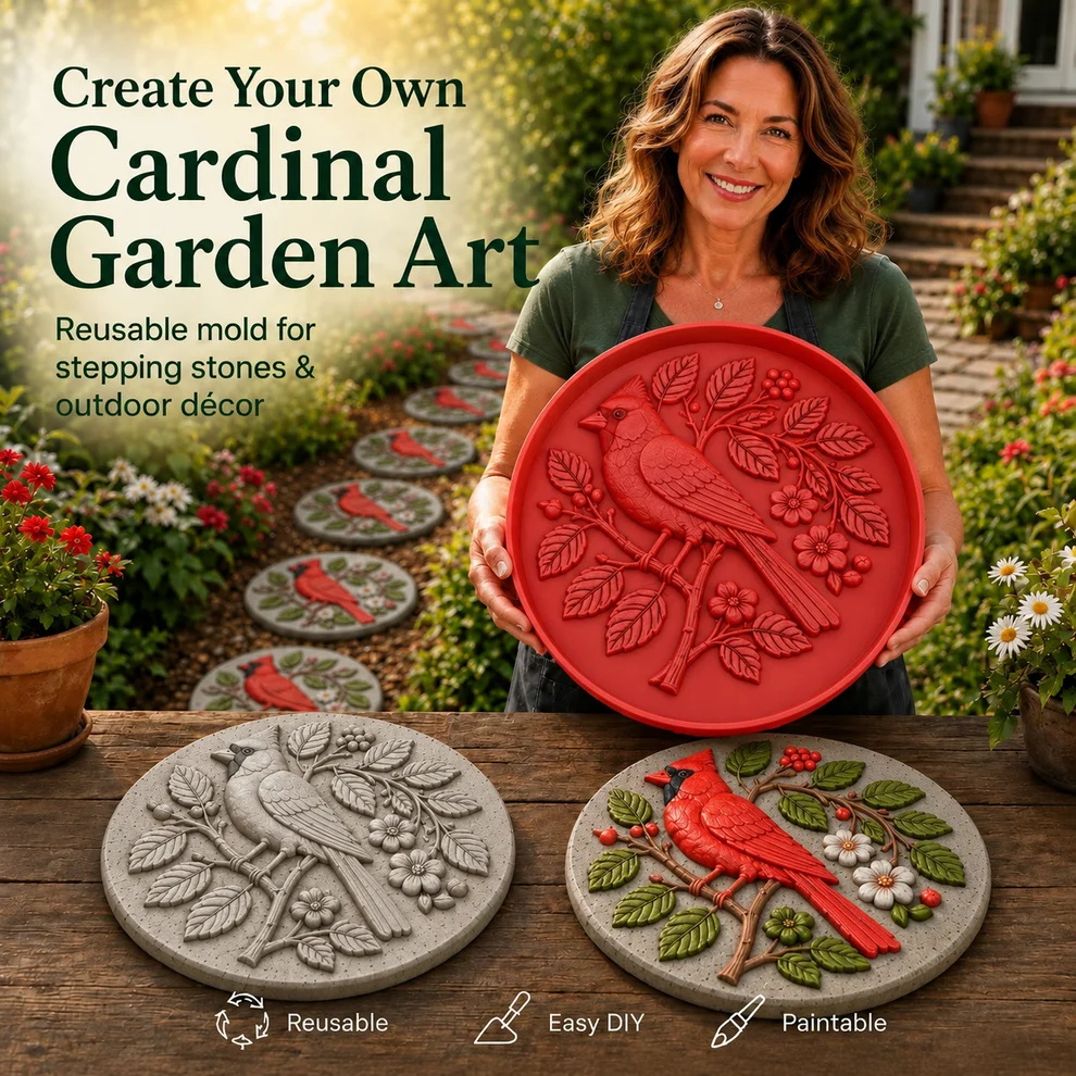 💥 Last-Day Sale - Garden Art Stepping Stone Mold💥