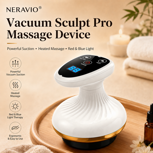 NERAVIO® Sculpt Pro Electric Cupping Massager – Firmer, More Toned Skin