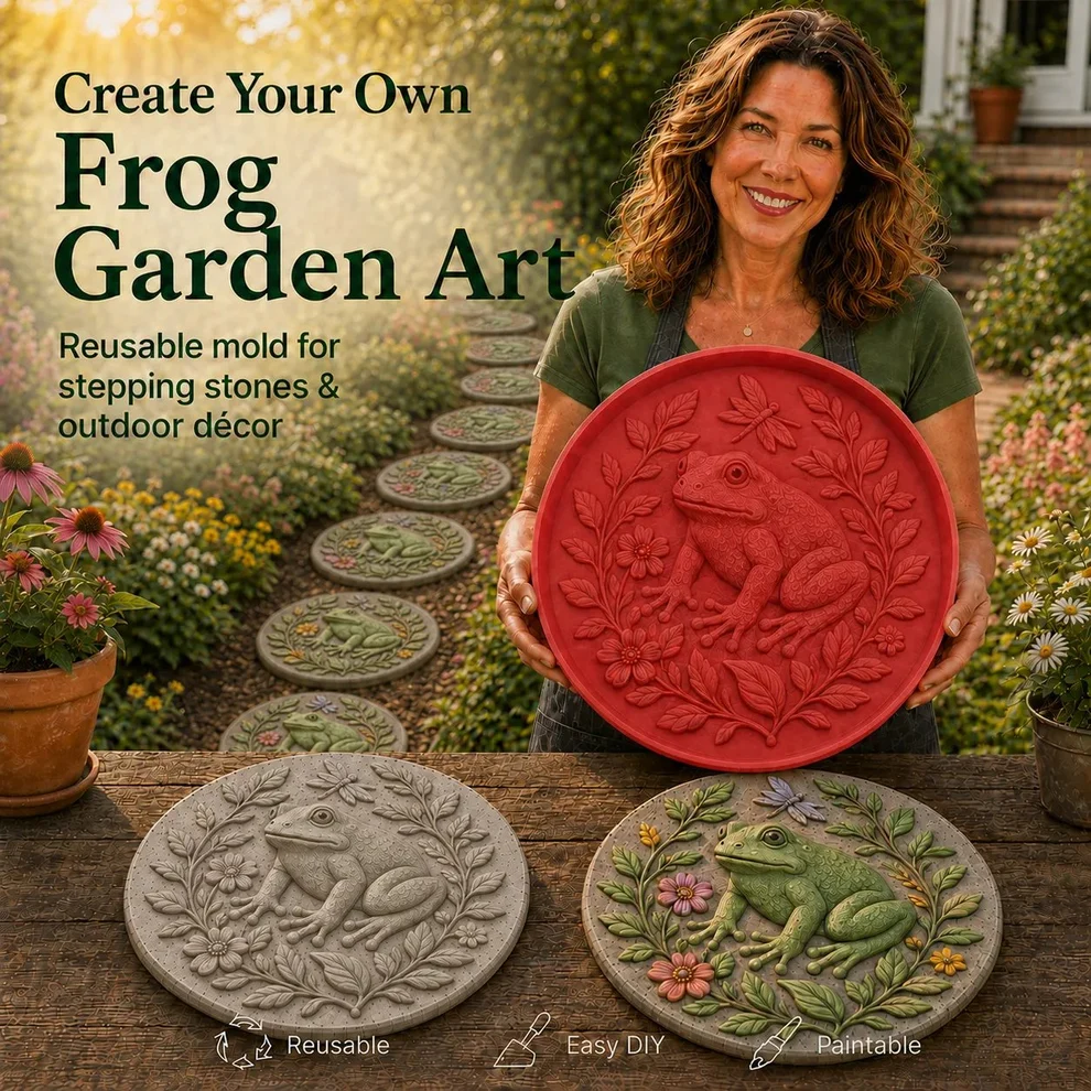 💥 Last-Day Sale - Garden Art Stepping Stone Mold💥