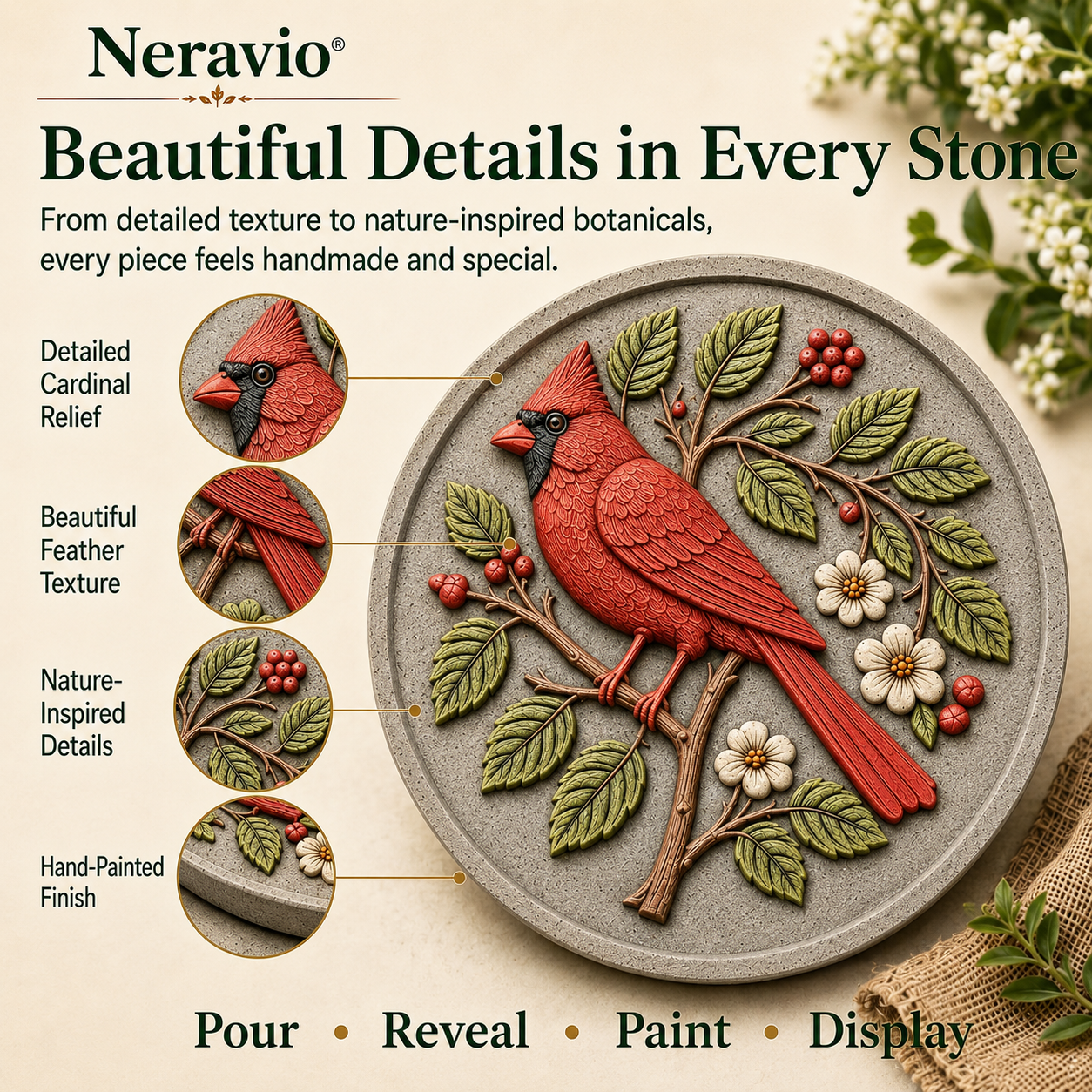 💥 Last-Day Sale - Garden Art Stepping Stone Mold💥