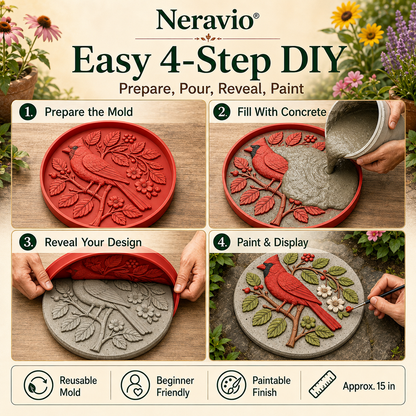 💥 Last-Day Sale - Garden Art Stepping Stone Mold💥