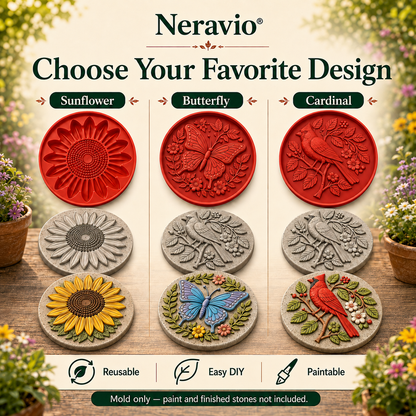 💥 Last-Day Sale - Garden Art Stepping Stone Mold💥