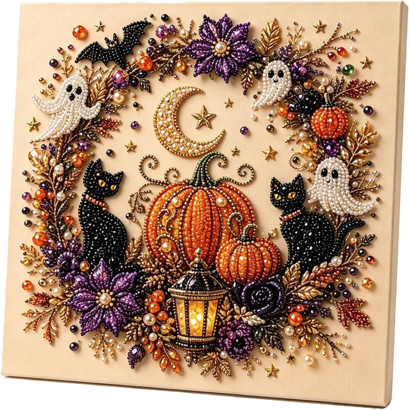 Neravio® Spooky Pearl Art DIY Kit – Halloween 3D Craft & Décor