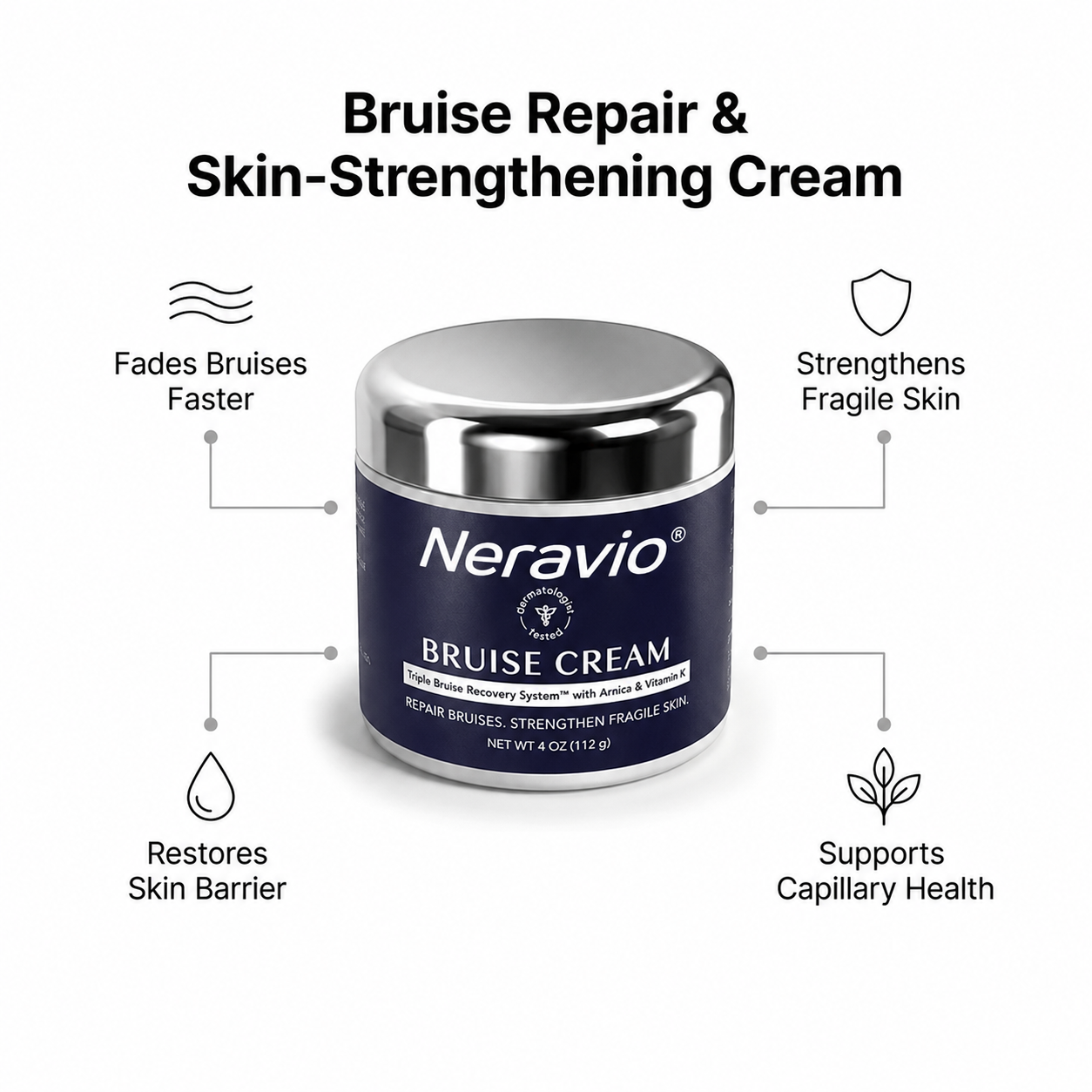 Neravio® Bruise Repair & Skin-Strengthening Cream