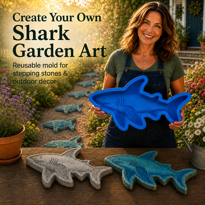 💥 Last-Day Sale - Reusable Ocean Garden Art Mold – DIY Stepping Stones🌊