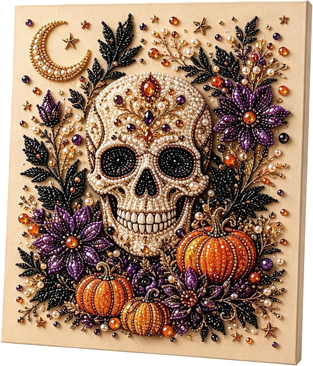 Neravio® Spooky Pearl Art DIY Kit – Halloween 3D Craft & Décor