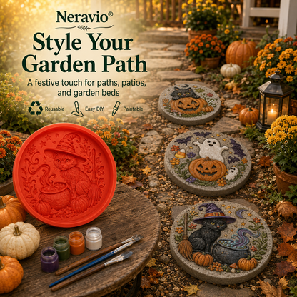 🔥2026 New Arrivals💥 Reusable Silicone Stepping Stone Mold for Halloween DIY Garden Pathway