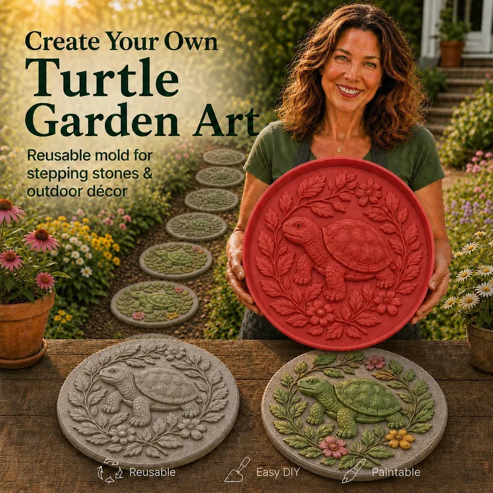 💥 Last-Day Sale - Garden Art Stepping Stone Mold💥