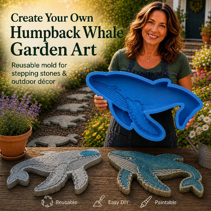💥 Last-Day Sale - Reusable Ocean Garden Art Mold – DIY Stepping Stones🌊