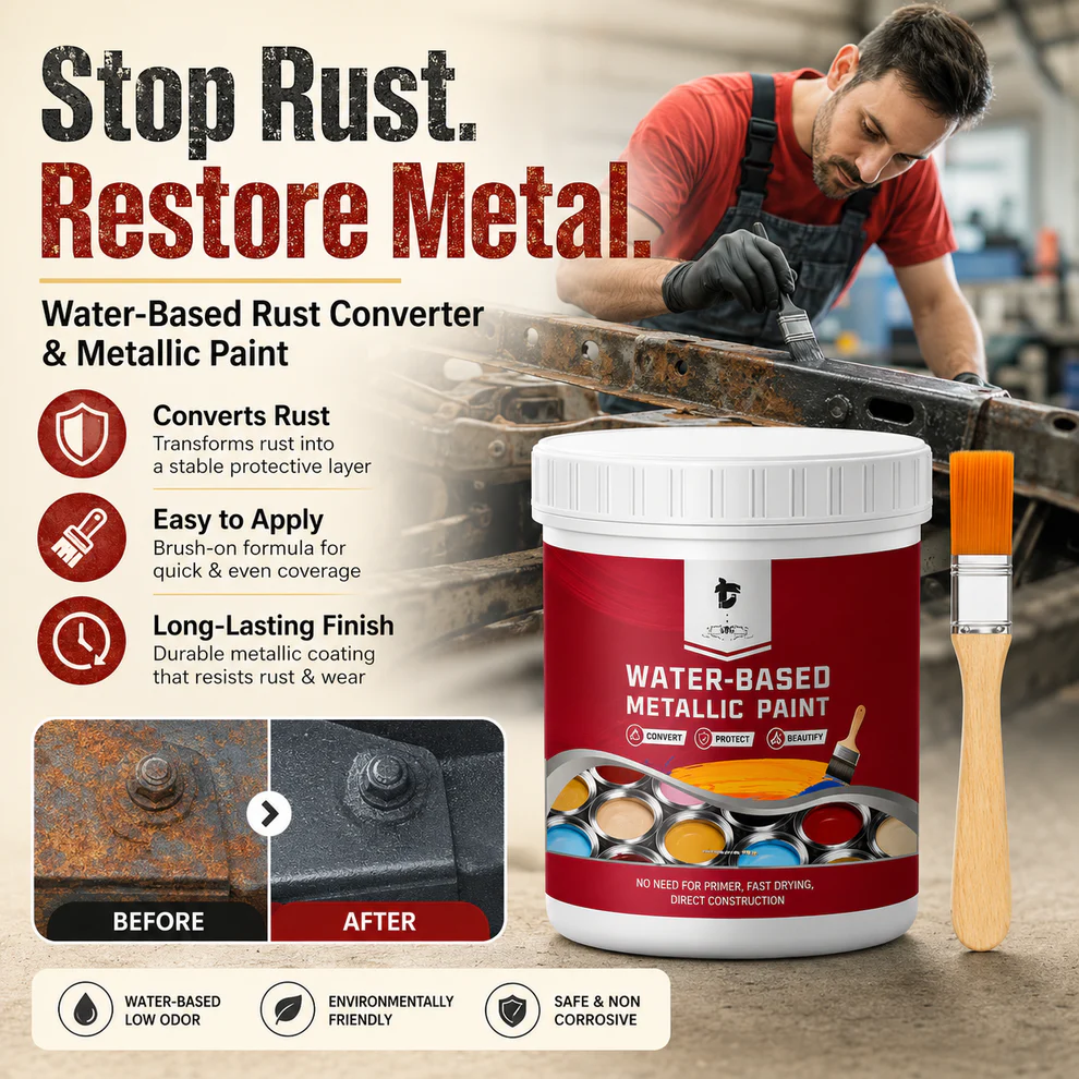 Neravio™ Water-Based Rust Converter & Metal Restorer