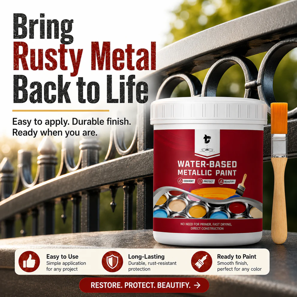 Neravio™ Water-Based Rust Converter & Metal Restorer