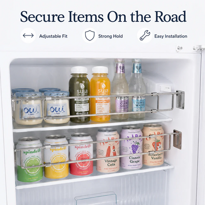 Neravio™ Secure Bars – Adjustable Stainless Steel Rods for Organizing