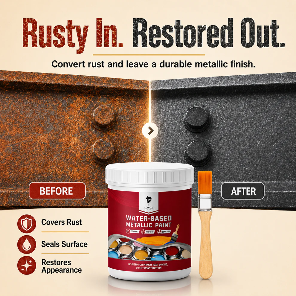 Neravio™ Water-Based Rust Converter & Metal Restorer