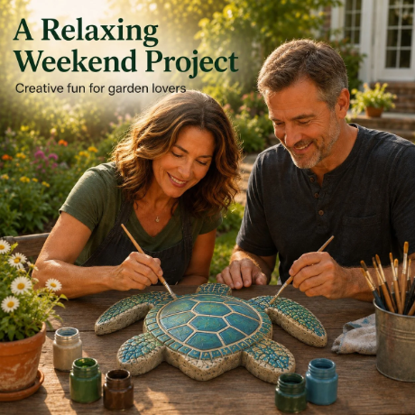 💥 Last-Day Sale - Reusable Ocean Garden Art Mold – DIY Stepping Stones🌊