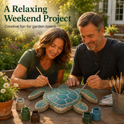 💥 Last-Day Sale - Reusable Ocean Garden Art Mold – DIY Stepping Stones🌊