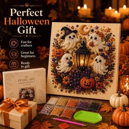 Neravio® Spooky Pearl Art DIY Kit – Halloween 3D Craft & Décor
