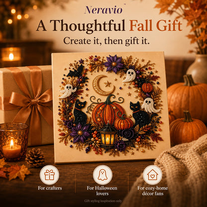 Neravio® Spooky Pearl Art DIY Kit – Halloween 3D Craft & Décor