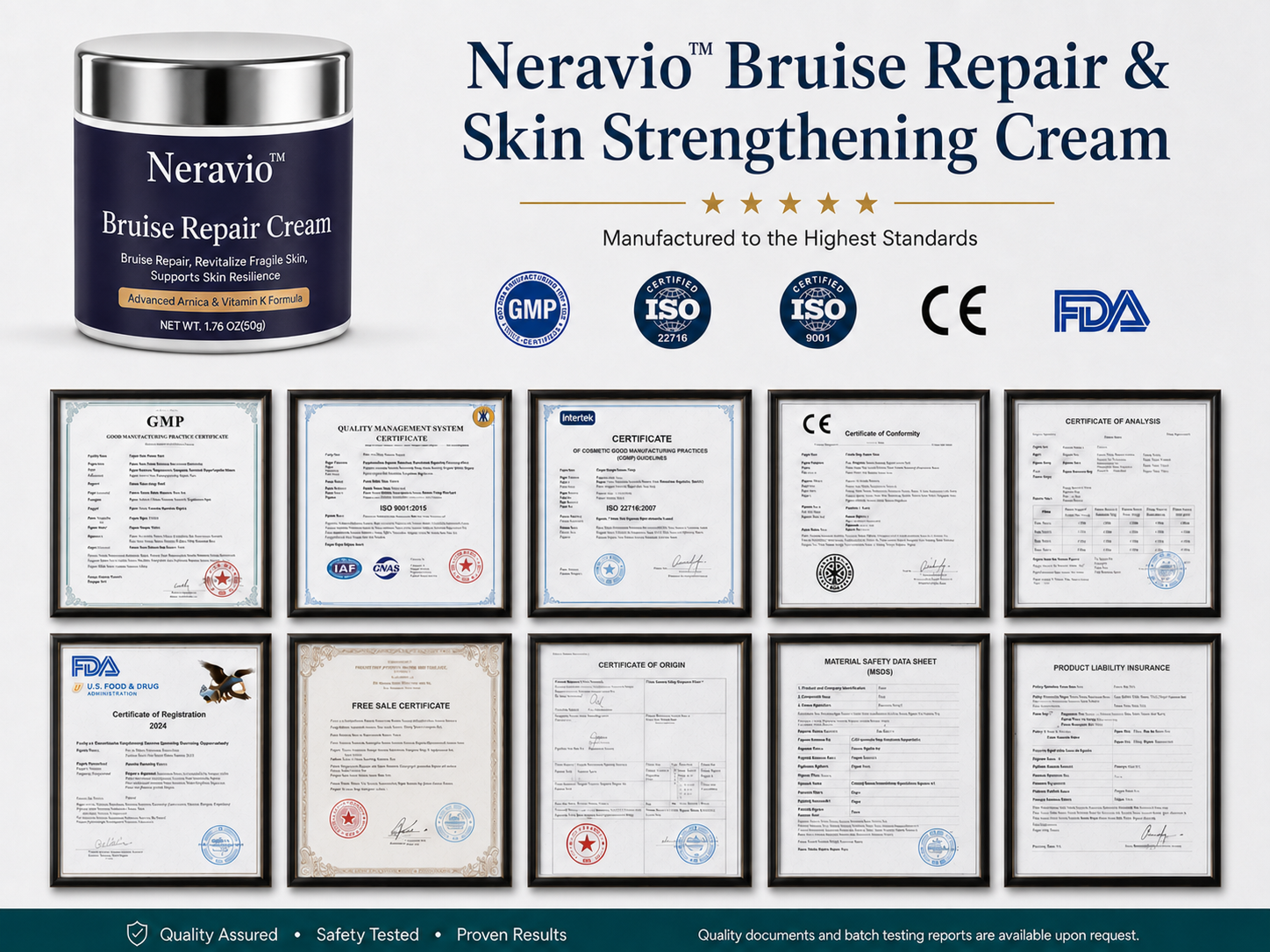 Neravio™ Bruise Repair & Skin Strengthening Cream
